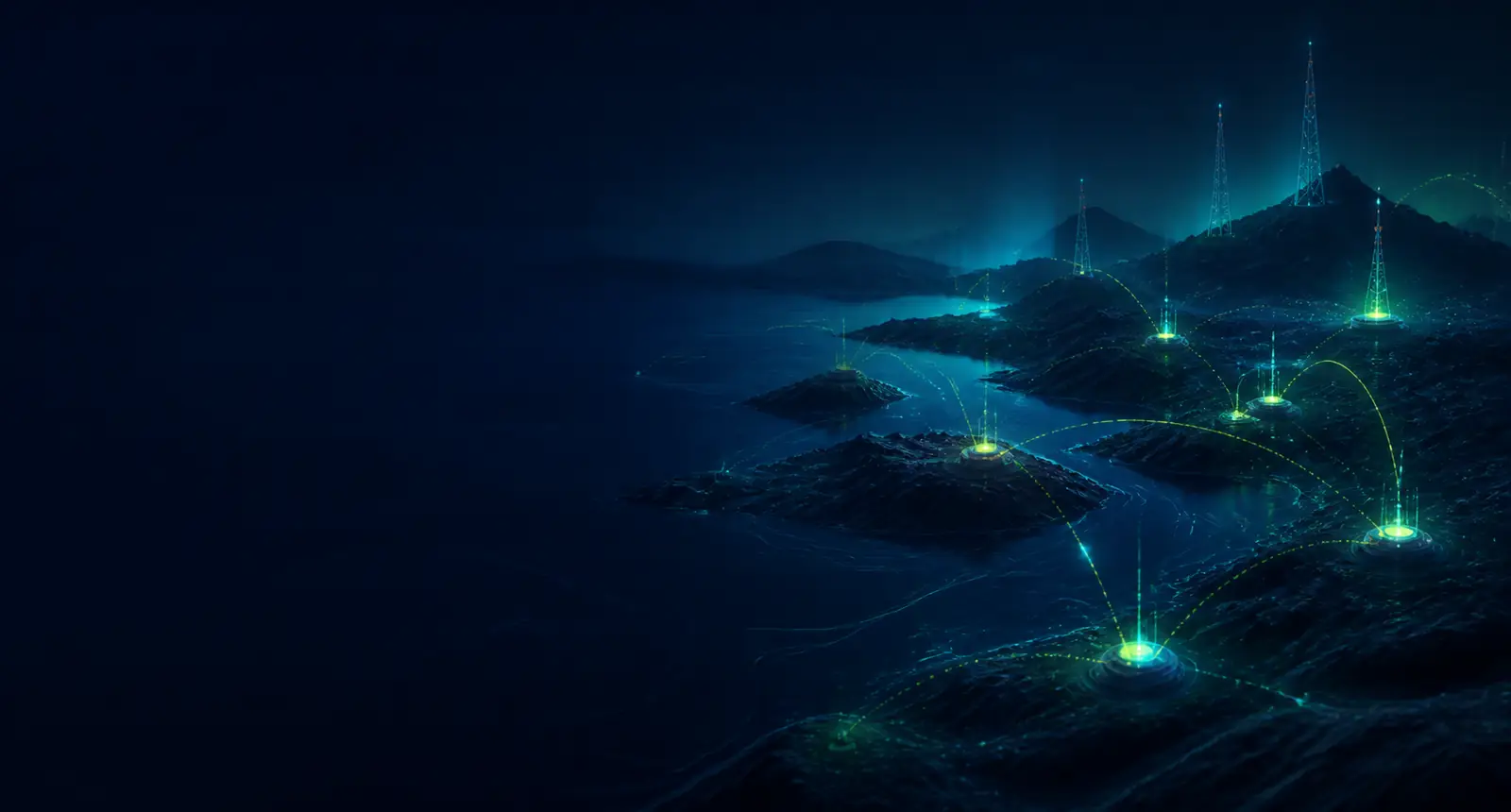Stylized Canadaverse mesh radio network