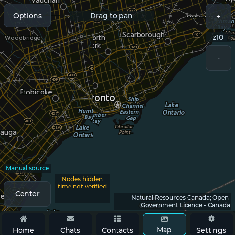 DeskOS cached Map with explicit unverified time status