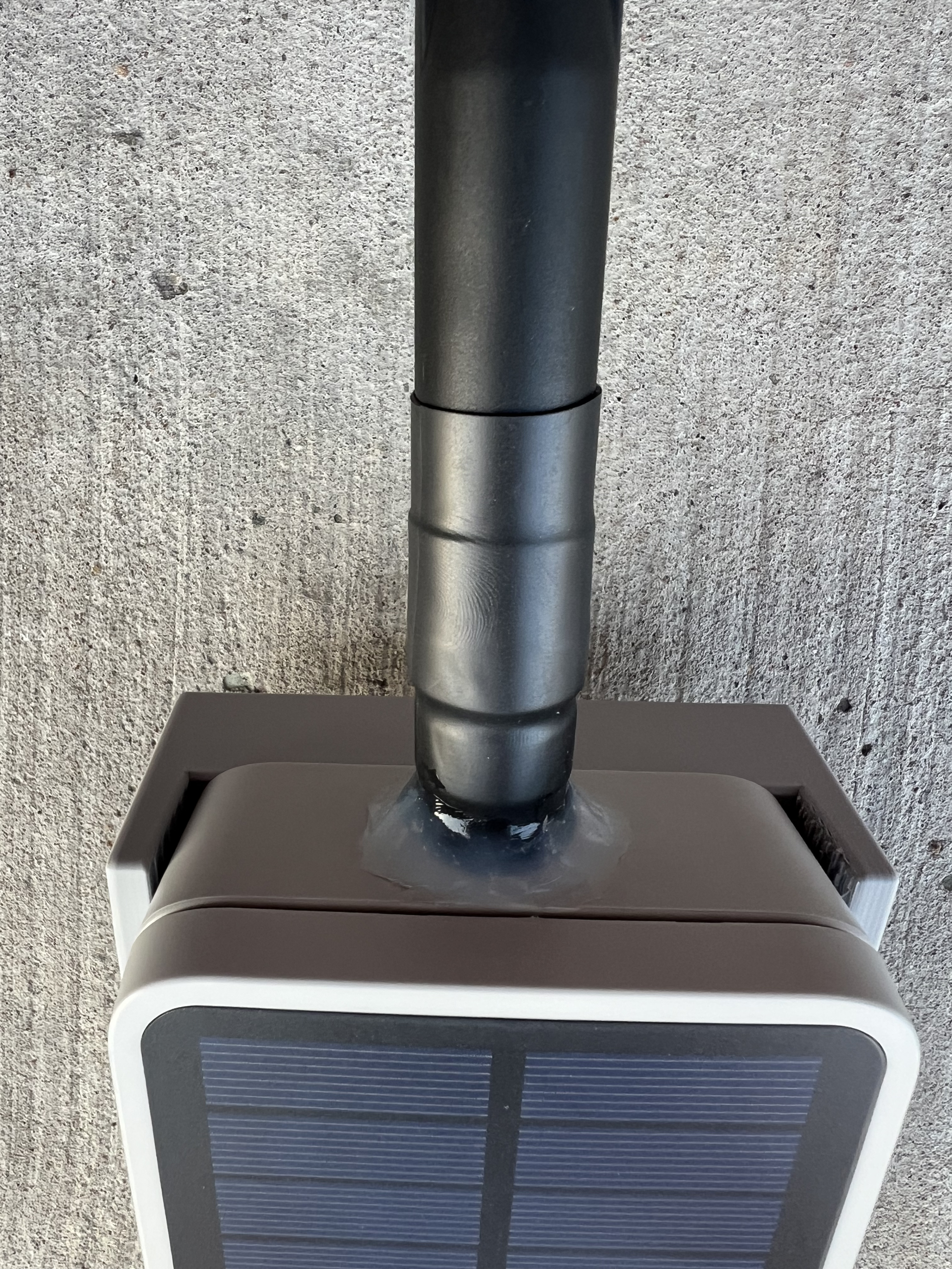 Heat-shrink around an outdoor antenna connection