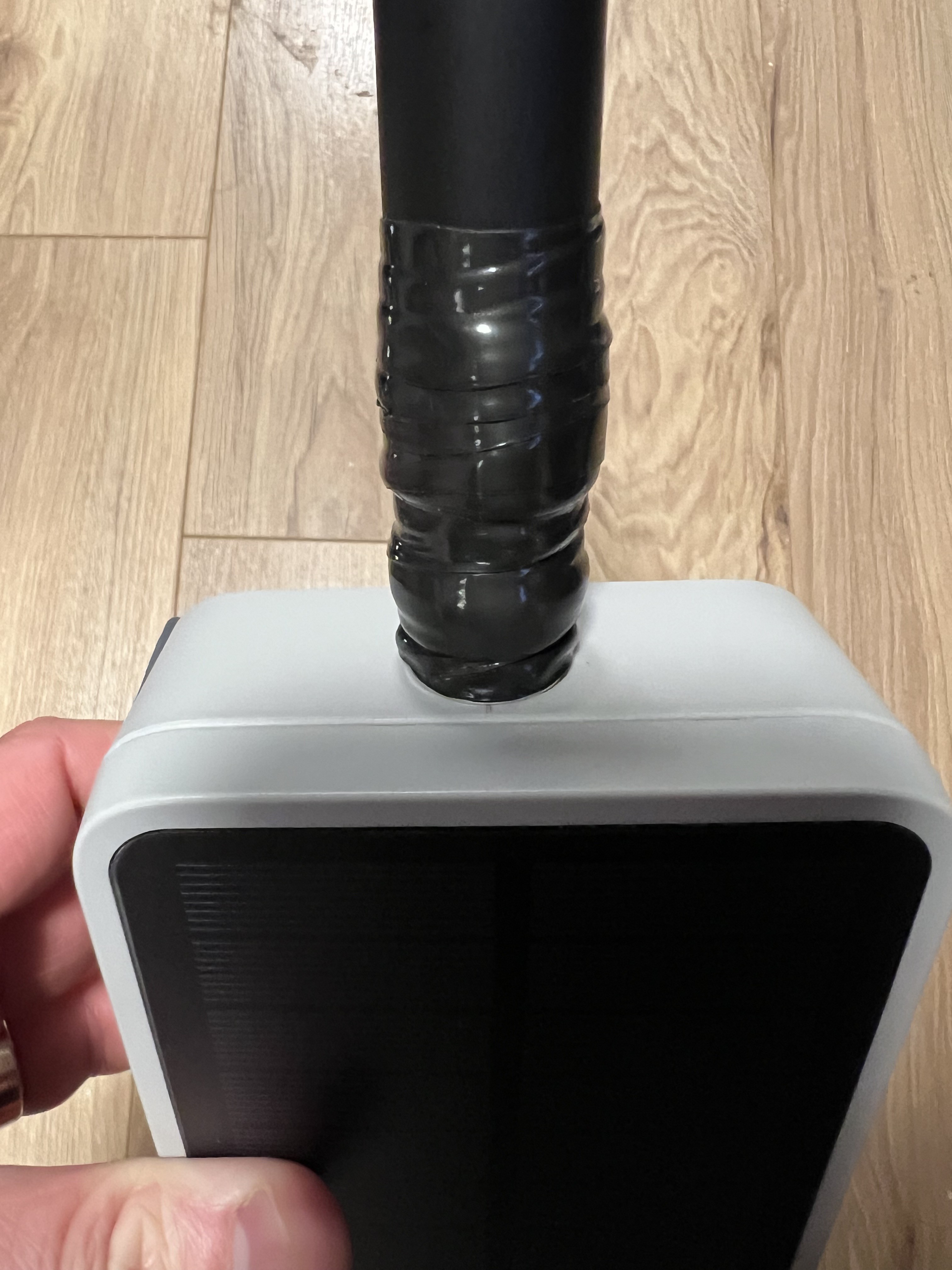 Self-fusing tape around an outdoor antenna connector